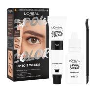 Brow Color Coloration Sourcils Semi-Permanente L'Oréal Paris 5.0 Brunette vue 2