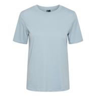 T-shirt Bleu Femme Pieces Ria pas cher