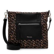 Sac à Bandoulière Noir/Léopard Femme Tamaris