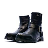 Boots Noir cuir Femme TBS Panella vue 6