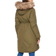 Manteau de Grossesse et de Portage Kaki Femme Mamalicious Lamy Jacket 3in1 vue 2