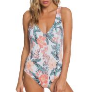 Maillot de bain 1 pièce Blanc Femme Roxy Just Shine pas cher