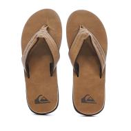 Tongs Marron Homme Quiksilver Carver Nubuck vue 3