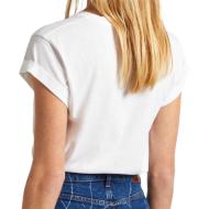 T-shirt Blanc Femme Pepe jeans Hannon vue 2