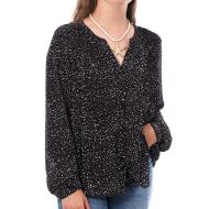 Chemise Noire à Motifs Femme Teddy Smith Phyl pas cher