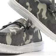 Chaussures Militaire Kaki Homme Hey Dude Camo vue 7