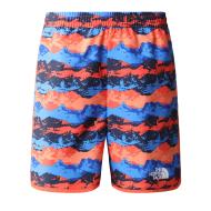Short Rouge/Bleu Garçon The North Face Amph pas cher