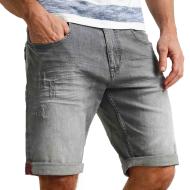 Short en jean Gris Homme Petrol Industries SHO003 pas cher