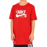 T-shirt Rouge Garçon Nike Core pas cher