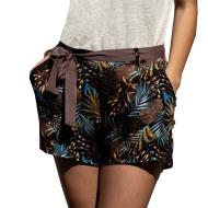 Short Imprimé Marron Femme Happy & Co Amazonie pas cher