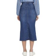 Jupe Mi-longue Bleu Femme Only Marcella vue 2