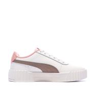 Baskets Blanche Fille/Femme Puma Carina 3.0 vue 2