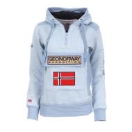 Sweat Bleu Femme Geographical Norway Gymclass pas cher