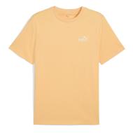 Orange T-shirt Men's Puma Ess Small No. 1 Logo