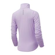 Sweat 1/2 zip Mauve Femme New Balance Accelerate vue 2
