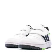 Baskets Verte/Blanche Garçon Adidas Hoops 3.0 vue 6