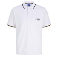 Polo Blanc Homme Jack & Jones Jorten
