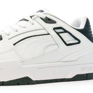 Baskets Blanche/Noir Garçon Slip stream vue 7