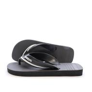 Tongs Gris Homme Havaianas Hybrid Free