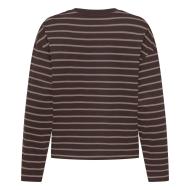 T-Shirt Manches Longues Marron Femme Only Happy vue 2