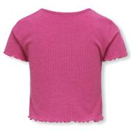 T-shirt Rose Fille Only Kids Ognella vue 2