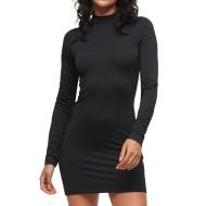 Robe Noire Femme Superdry Mock