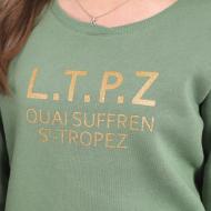 Sweat Vert Femme Les Tropéziennes Talweg vue 3
