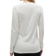 T-shirt Manches Longues Beige Femme Mamalicious Hoho vue 2