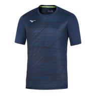 T-shirt de Running Marine Homme Mizuno Chiba pas cher