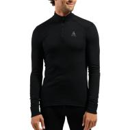 Haut Thermique manches longues Noir 1/2 ZIP ODLO Turtle pas cher