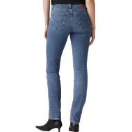 Jeans 724 Bleu Foncé High Rise Straight Med vue 2
