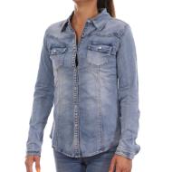 Chemise Bleu Femme Monday Premium 678 pas cher