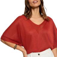 Morgan MCHRIS Women's Bright Red Sweater