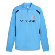 OM Sweat 1/4 zip Training Bleu Homme Puma 24/25 pas cher