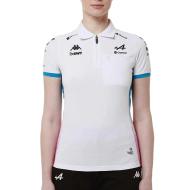 Maillot Blanc/Bleu Garçon Kappa Adraw Alpine F1 pas cher