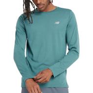 T-shirt Manches Longues Bleu Homme New Balance Lightweight pas cher