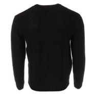 Pull Noir Homme Paname Brothers 1018 vue 2