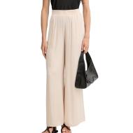 Pantalon fluide/toile Beige Morgan PWENDA