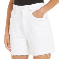 Short Mom Blanc Femme Tommy Hilfiger DW0DW17636 pas cher
