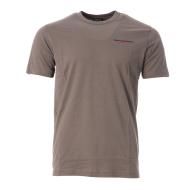 T-shirt Gris Homme Diesel T-just Small Ind Off Maglietta pas cher