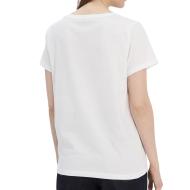T-Shirt Blanc Femme Tommy Hilfiger Sleeve vue 2