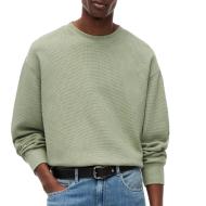 Sweat Vert Homme Tommy Hilfiger Washed pas cher