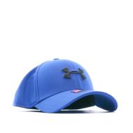 Casquette Bleu Garçon Under Armour Blitzing 3.0 Cap vue 2