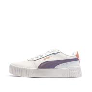 Baskets Blanches/Mauve Femme Puma Carina 2.0