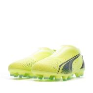 Chaussures de football Jaune Garçon Puma Ultra Match vue 6