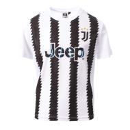 Juventus Maillot de foot Garçon Noir/Blanc Replica pas cher