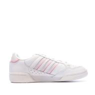 Baskets Blanches/Rose Femme Adidas Continental 80 Stripes vue 2