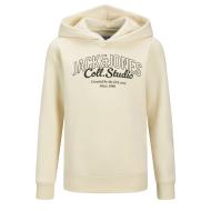 Sweat Ecru Homme Jack & Jones Makoto vue 3