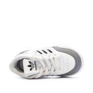 Baskets Blanches/Grises Garçon Adidas Drop vue 4