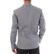 Chemise Bleu Imprimé Homme Teddy Smith Carton Strectch vue 2